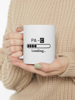PA-C Loading... | White Ceramic Mug 11oz