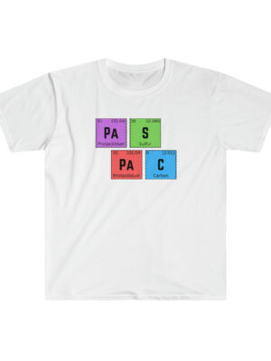 PA-S, PA-C White Unisex T Shirt | Free Shipping